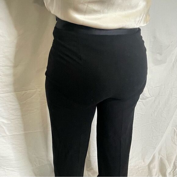Revolve Donna Karen Silk Waistband Dress Trousers Pants - Picture 10 of 13